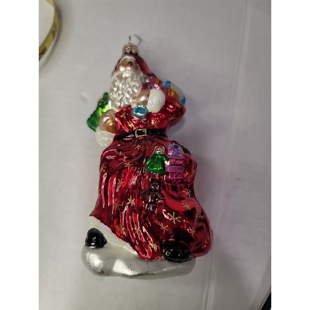 vintage Christopher Radko Christmas ornament splendid arrival glass ornament